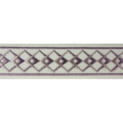 Decorative Braid Trim - Diamond Pattern Lavender