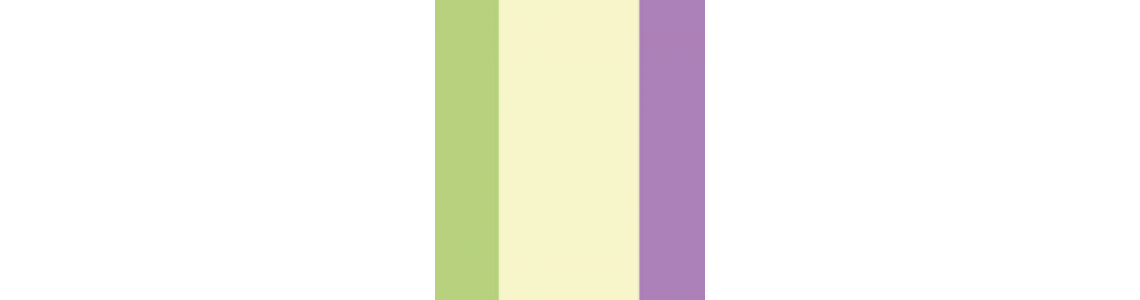 Beige, Green & Purple