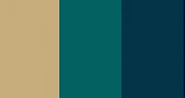 gold red green color scheme