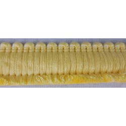 Cotton Brush Fringe  - Yellow