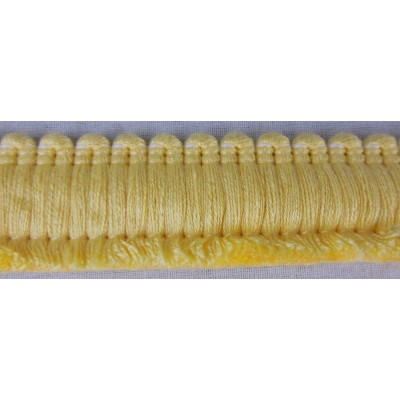 Cotton Brush Fringe  - Yellow