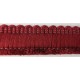 Cotton Brush Fringe - Burgandy