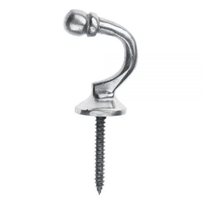 Tieback  Hook Chrome - 30MM