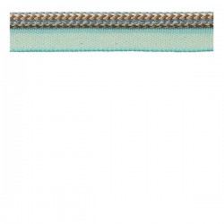 Decorative Piping Cord - Turquoise & Taupe