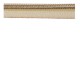 Decorative Piping Cord - Taupe & Cream