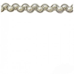 Braid with Pearls - Oyster & Cream