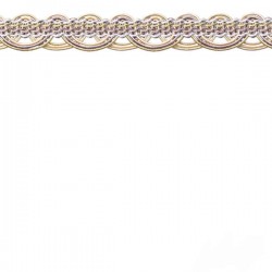 Galon Braid - Lavander, Soft Gold & Silver