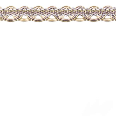 Galon Braid - Lavander, Soft Gold & Silver