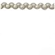 Braid with Pearls -  Grey, Silver & Cream