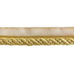 Metallic Flanged Cord - Gold