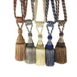 Single Tassel Tieback  - 14 colours 