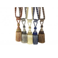 Single Tassel Tieback  - 14 colours 