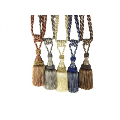 Single Tassel Tieback  - 14 colours 