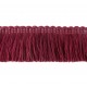 Cushion Fringe - Burgundy