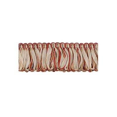 Organza Loop Fringe - Red Sherbet