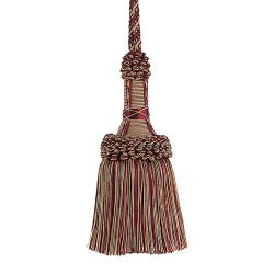 Decorative Key Tassel - Cherrywood