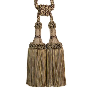 Double Tassel Tieback - Mocha Gold