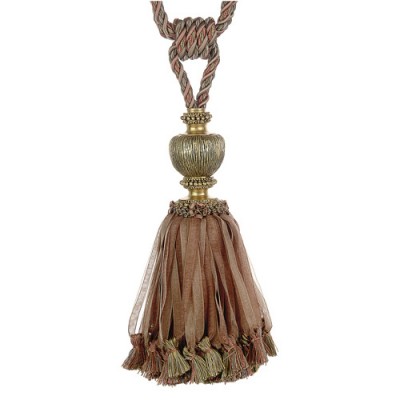 Large Single Tassel Tieback - Cinnamon Story