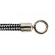 Rope Tieback - Black/Silver